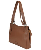 Mancini Pebble Kelsea Leather Shoulder Bag