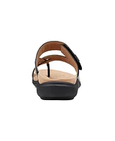 Easy Spirit Women's Wilamena Open Toe Casual Flat Sandals