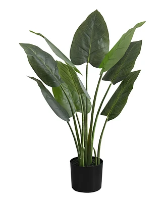 Monarch Specialties 37" Indoor Artificial Floor Aureum Tree with Black Pot