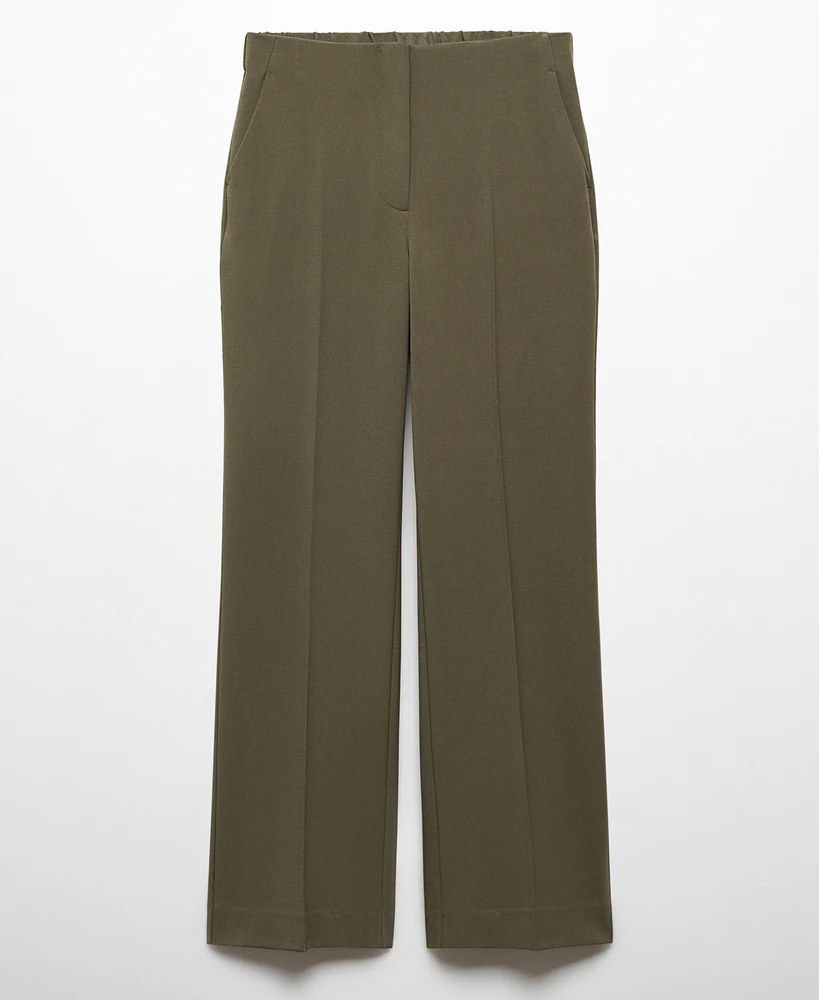 Mango Women's Straight Long Pants