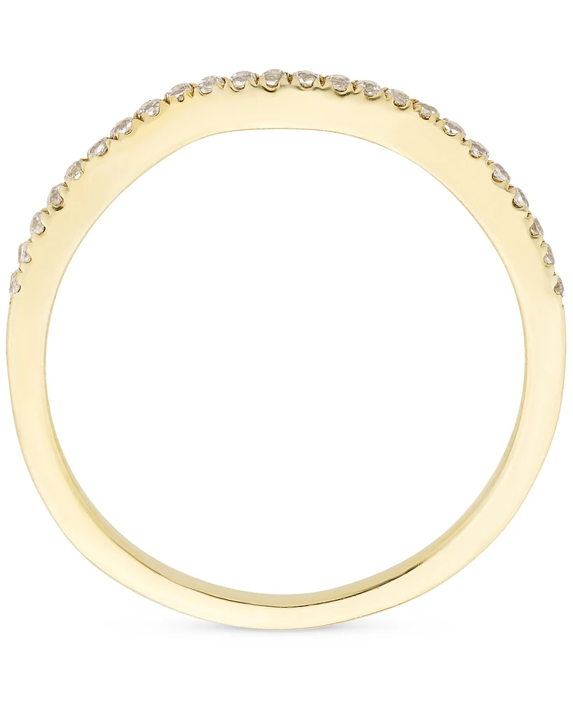 Diamond Halo Twist Bridal Set (1/2 ct. t.w.) in 14k Gold