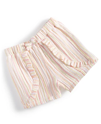 First Impressions Baby Girls Dash Stripe Shorts, Created for Macy's