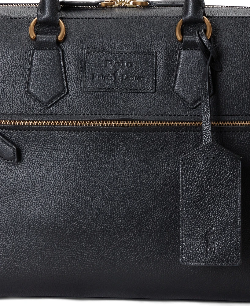 Polo Ralph Lauren Men's Pebbled Leather Commuter Case