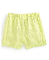 First Impressions Baby Girls Swiss Dot Woven Cotton Ruffled Shorts, Created for Macy's