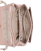 Dkny Evie Small Leather Flap Crossbody