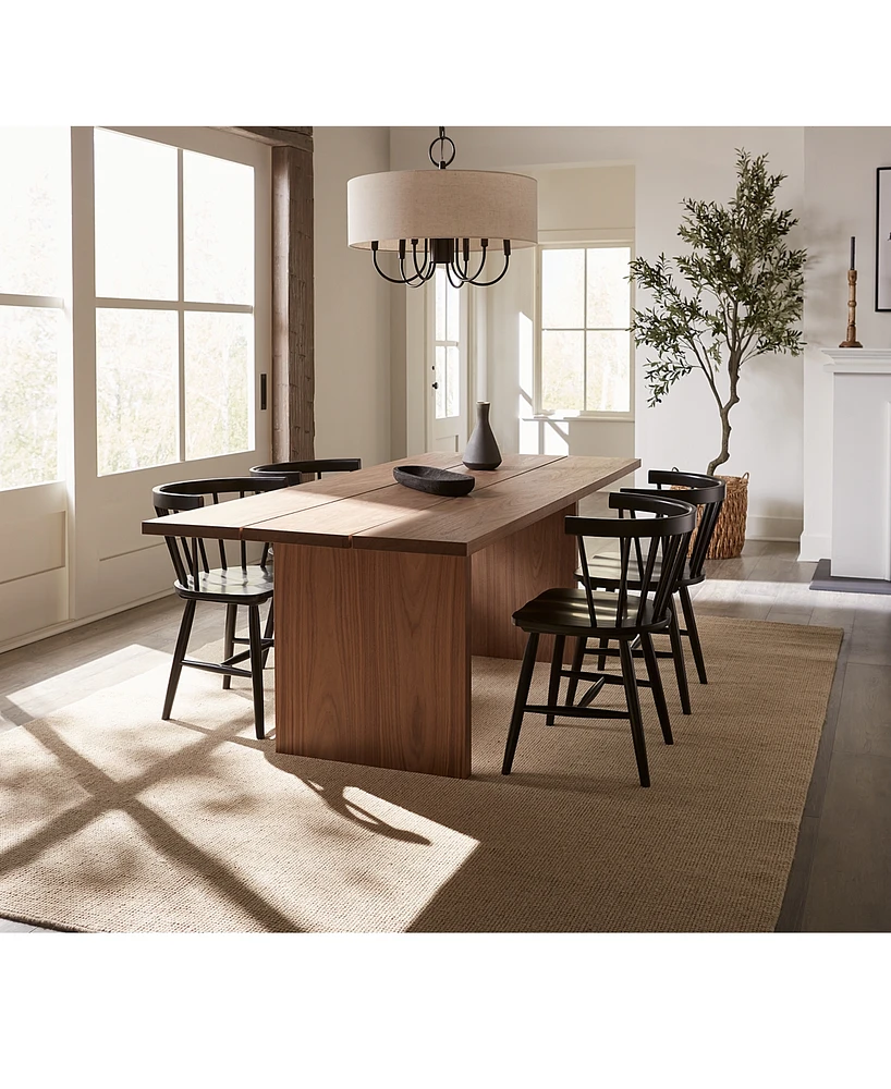 Closeout! Bernia 5pc Dining Set (Table + 4 Dining Chairs)