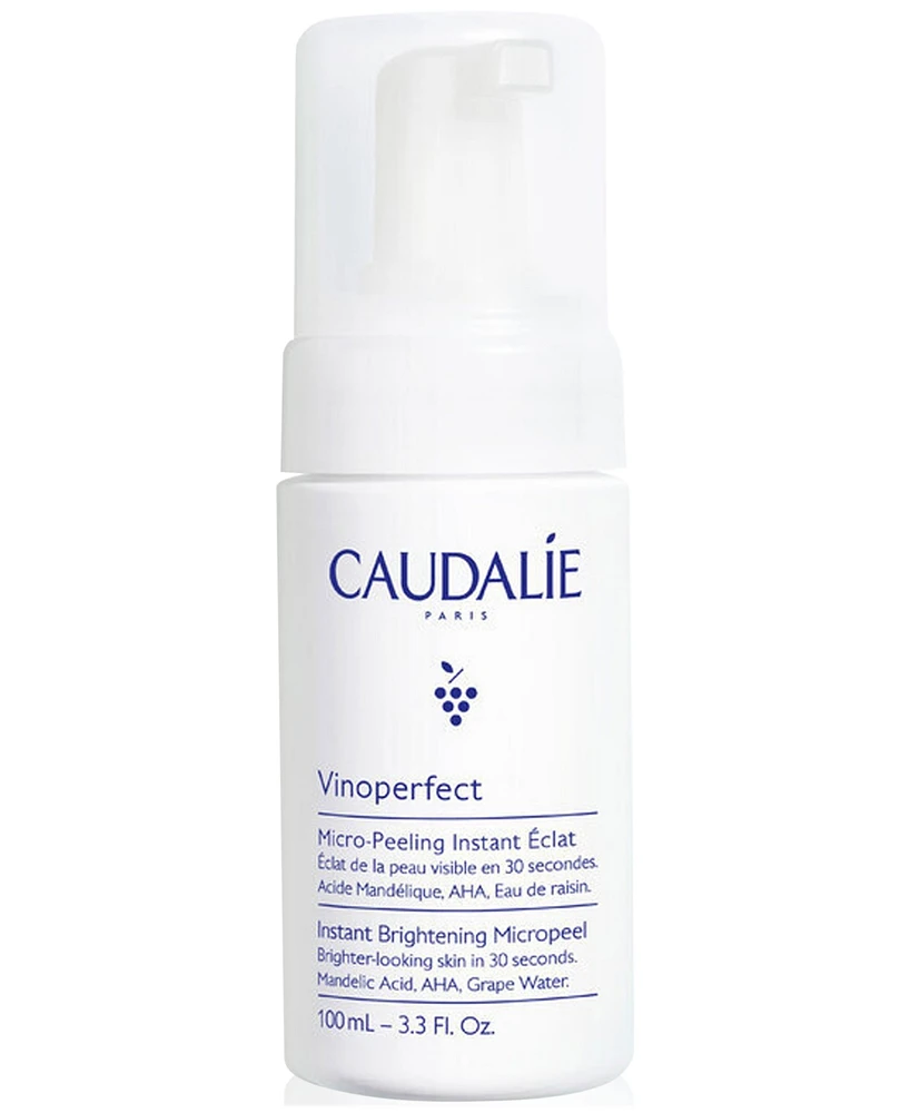 Caudalie Vinoperfect Instant Brightening Micropeel Foam, 3.3 oz.