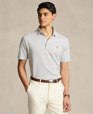 Polo Ralph Lauren Men's Classic-Fit Cotton-Linen Mesh Polo Shirt