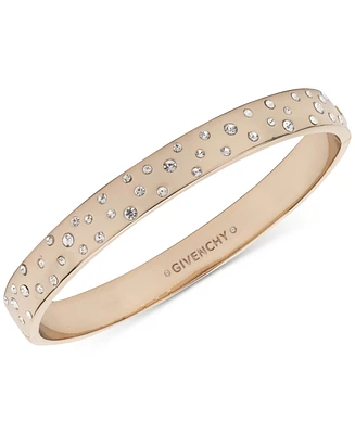 Givenchy Gold-Tone Pave Sprinkle Bangle Bracelet