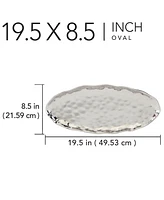 Certified International Silver Coast Oval Fish Platter