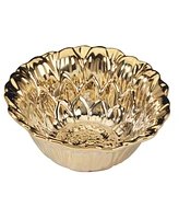 Certified International Gold Coast 3-d Set of 4 Sunflower Ice Cream Bowls