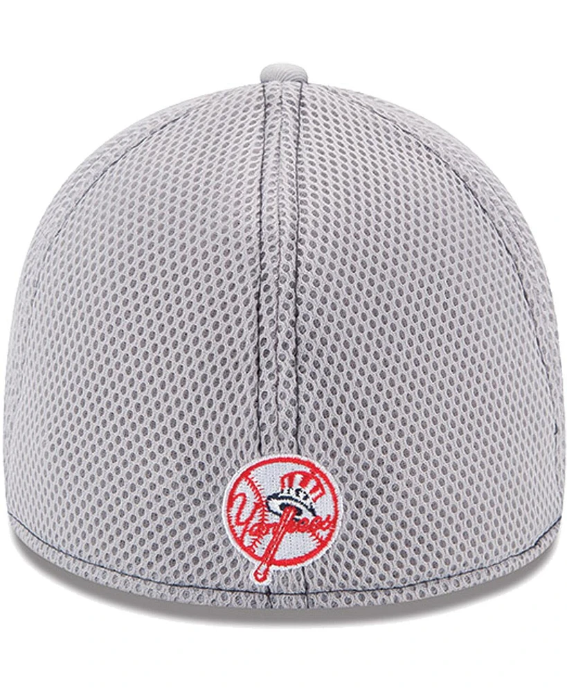 Men's New Era York Yankees Gray Neo 39THIRTY Stretch Fit Hat