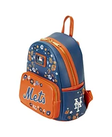 Men's and Women's Loungefly New York Mets Floral Mini Backpack