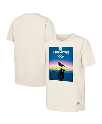 Men's Natural 1998 Nagano Games Olympic Heritage T-shirt