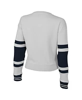 Women's Stadium Essentials White Philadelphia Union Scrimmage Cropped Pullover Sweatshirt