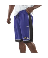 Men's Starter Purple, Black Baltimore Ravens Fan Favorite Fashion Shorts