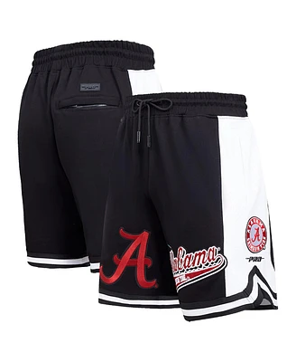Men's Pro Standard Black Alabama Crimson Tide Script Tail Dk 2.0 Shorts