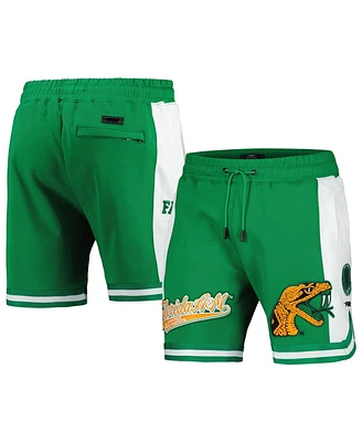 Men's Pro Standard Green Florida A&M Rattlers Script Tail Dk 2.0 Shorts