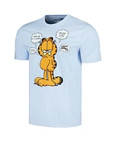 Men's and Women's Freeze Max Light Blue Garfield Ask Me If I Care T-shirt