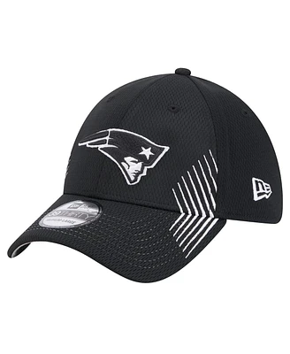 Men's New Era Black New England Patriots Active 39THIRTY Flex Hat