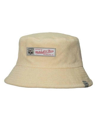 Men's Mitchell & Ness Cream, Green AND1 Game Mesh Bucket Hat