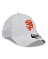 Men's New Era White San Francisco Giants  Neo 39THIRTY Flex Hat