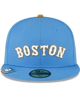 Men's New Era Light Blue Boston Red Sox City Flag 59FIFTY Fitted Hat
