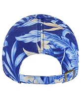 Men's '47 Brand Royal Golden State Warriors Tropicalia Floral Clean Up Adjustable Hat