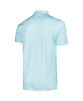 Men's Peter Millar Aqua Wm Phoenix Open Worth A Shot Performance Jersey Polo Shirt