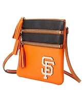 Women's Dooney & Bourke San Francisco Giants Infield Triple Zip Crossbody Purse