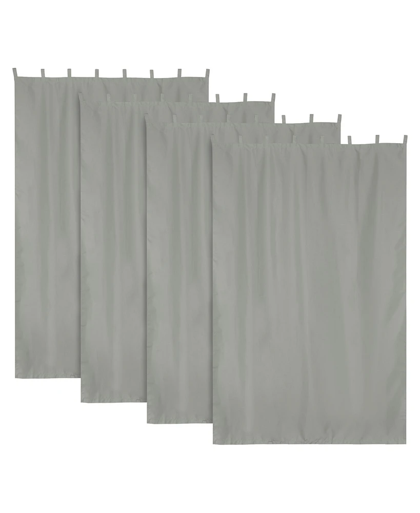 54"x84" Outdoor Curtain Panel Drape UV30+ Patio Pergola Garden Pavilion Pack