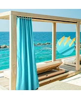 Yescom 54"x120" Outdoor Curtain Panel Tab Top UV30+ Patio Pergola Porch Deck 8 Piece