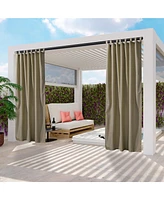 Yescom 54"x108" Outdoor Privacy Curtain Panel Tab Top UV30+ Patio Lanai Pergola Piece