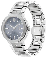 Movado Women's Swiss Automatic Se Diamond Accent Stainless Steel Bracelet Watch 33mm