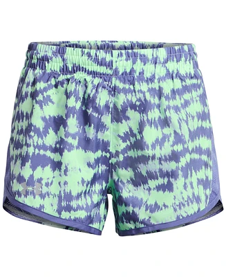 Under Armour Big Girls Fly-By Printed 3" Shorts