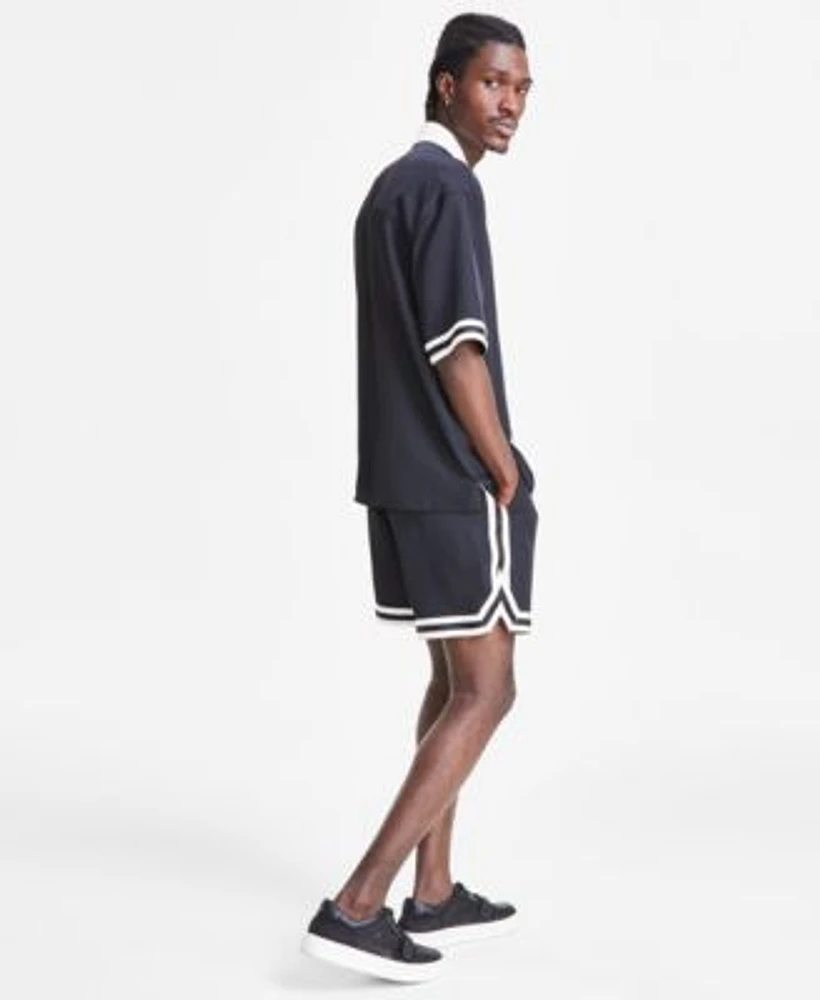 I.N.C. International Concepts Hunter Colorblocked Shirt Shorts Created For Macys