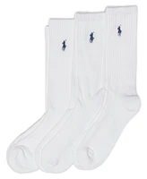 Polo Ralph Lauren Women's 3 Pack Sport Crew Socks