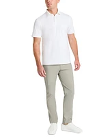 Kenneth Cole Men's Solid Button Placket Polo Shirt