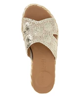 Gentle Souls Women's Tristan Woven Slip-On Sandals