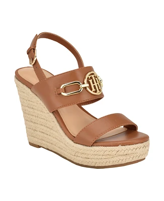 Tommy Hilfiger Women's Khari High Espadrille Wedge Sandals