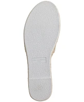 Karl Lagerfeld Paris Cherie Logo Slip-On Espadrille Platform Slide Sandals