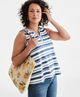 Style & Co Women's Linen-Cotton Sleeveless Top, Created for Macy's