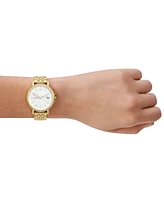 Skagen Women's Signatur Sport Lille Three Hand Date -Tone Stainless Steel Watch 34mm