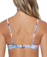 Raisins Juniors' Moonshine Printed Push-Up Bikini Top