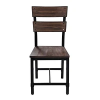 Simplie Fun Mariatu Side Chair (Set of 2), Oak (2 Piece/1Ctn)