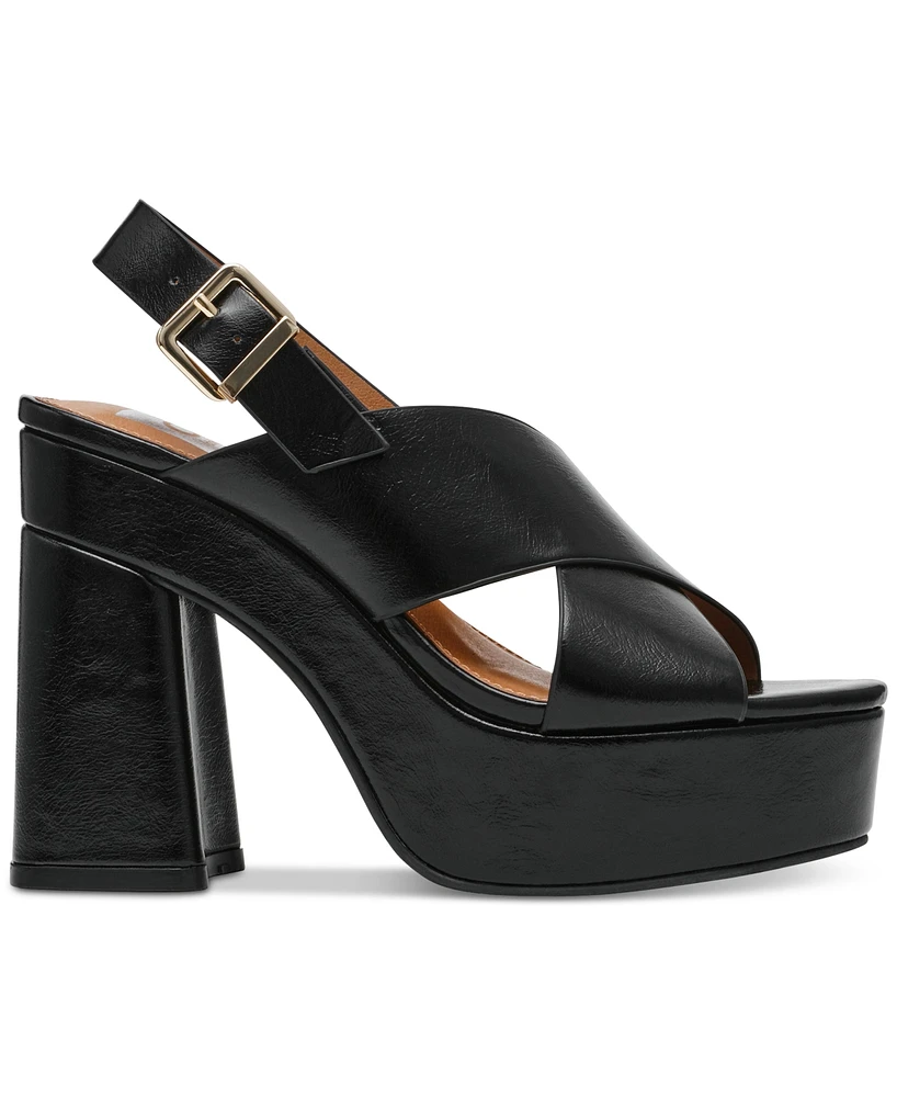 Dv Dolce Vita Women's Wentz Crossband Platform Dress Sandals