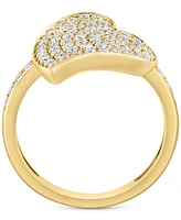 Effy Diamond Pave Heart Statement Ring (7/8 ct. t.w.) in 14k Gold