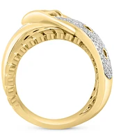 Effy Diamond Belt Buckle Statement Ring (1/2 ct. t.w.) in 14k Gold