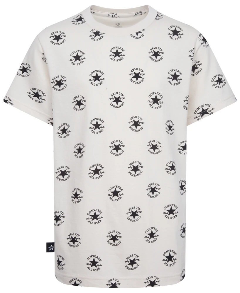 Converse Big Boys Core All-Over Print Short Sleeve T-shirt