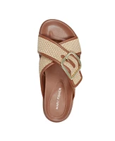 Marc Fisher Women's Hazaia Open Toe Slip-On Casual Sandals